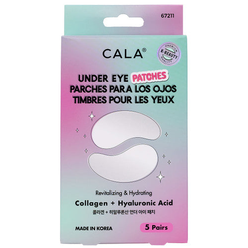 Tratamiento hidratante para el contorno de ojos con colágeno y ácido hialurónico (5 pares)