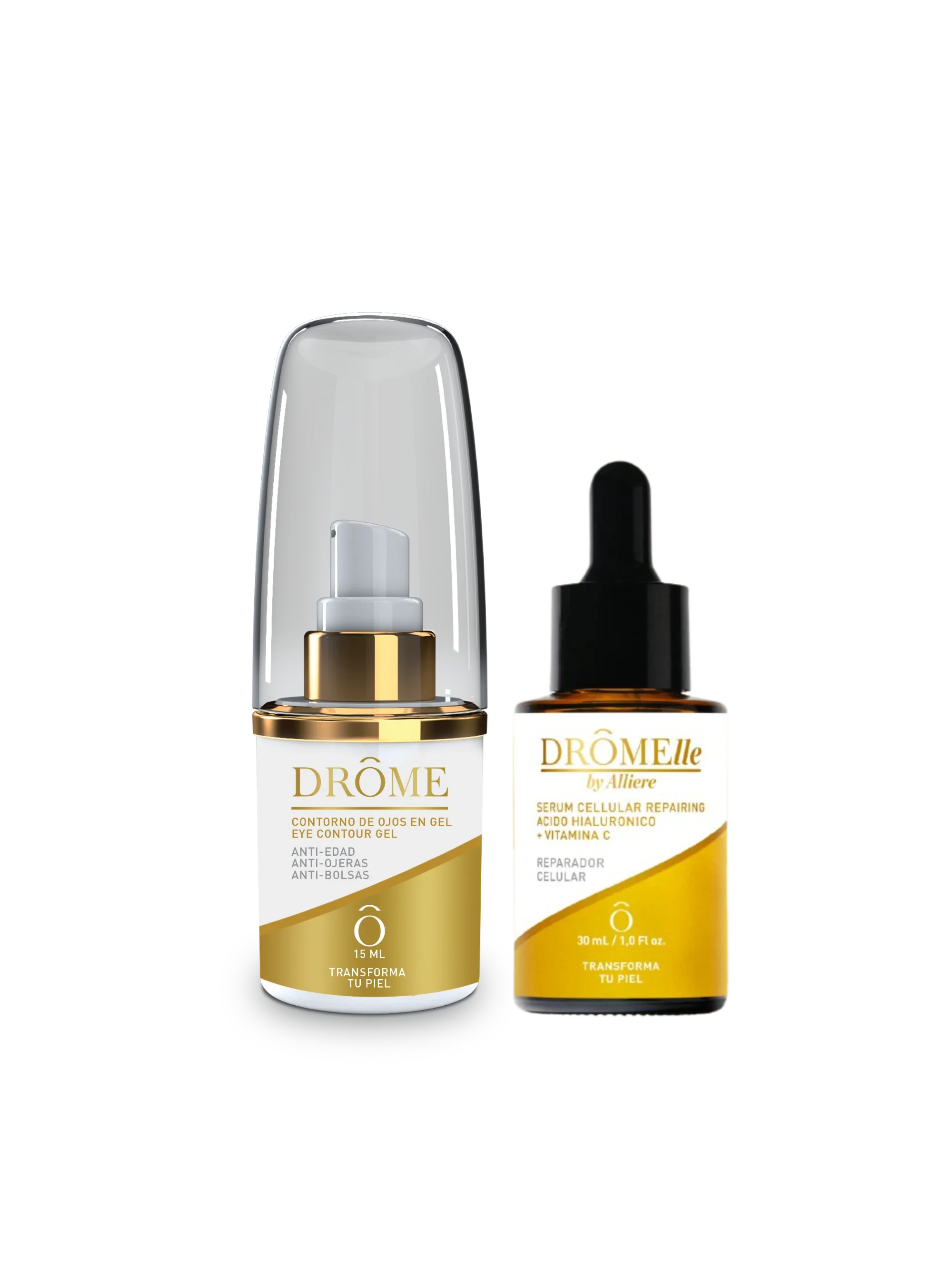 Kit Anti Ojeras & Bolsas – Contorno de Ojos + Serum Vitamina C